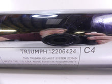 Load image into Gallery viewer, 2013 Triumph America EFI OEM Exhaust Muffler Silencer Damper Set - Read T2206424 | Mototech271

