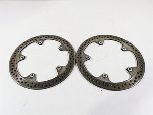 2012 BMW R1200R K27 Front Brake Disc Rotor Set 34117701459 | Mototech271