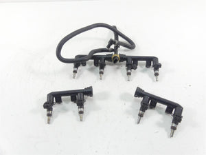 2012 BMW S1000RR K46 Fuel Injectors Rails Pressure Sensor Set - Read 13548532988
