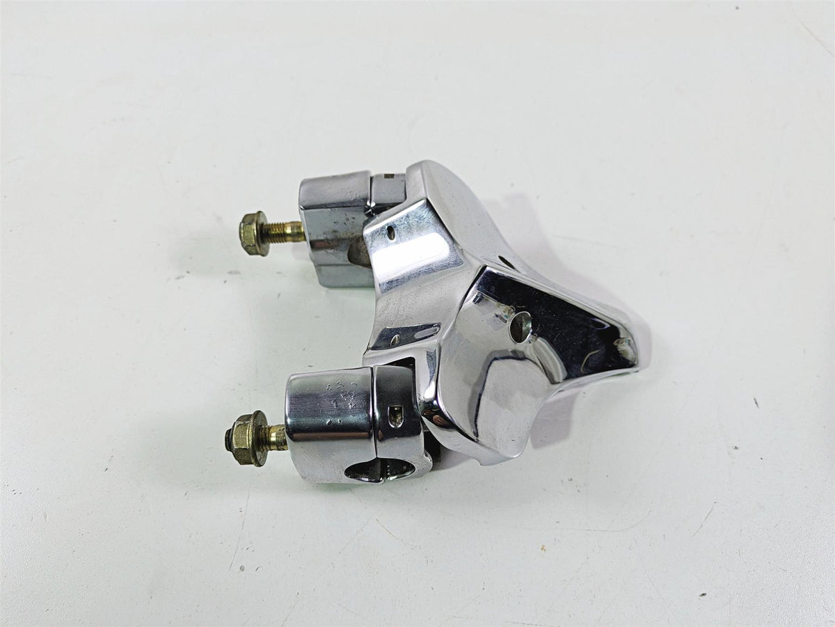 2006 Triumph Rocket 3 Handlebar Holder Riser Chrome Clamp T2045674 {{ shop.shopifyCountryName }} - Mototech271