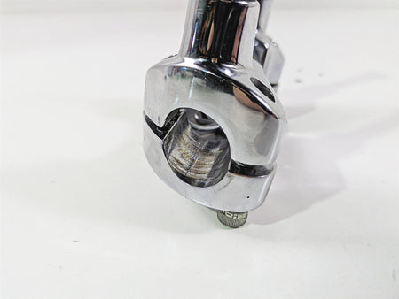 2016 Harley FXDF Dyna Fat Bob Handlebar Riser Holder Clamps Chrome 56568-86 {{ shop.shopifyCountryName }} - Mototech271