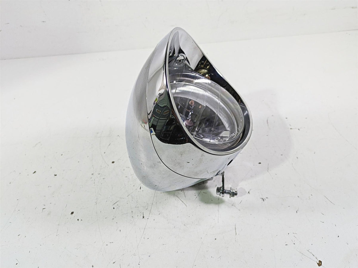 2002 Honda VTX1800 Retro Headlight Head Light & Housing Set 33120-MCH-671 {{ shop.shopifyCountryName }} - Mototech271