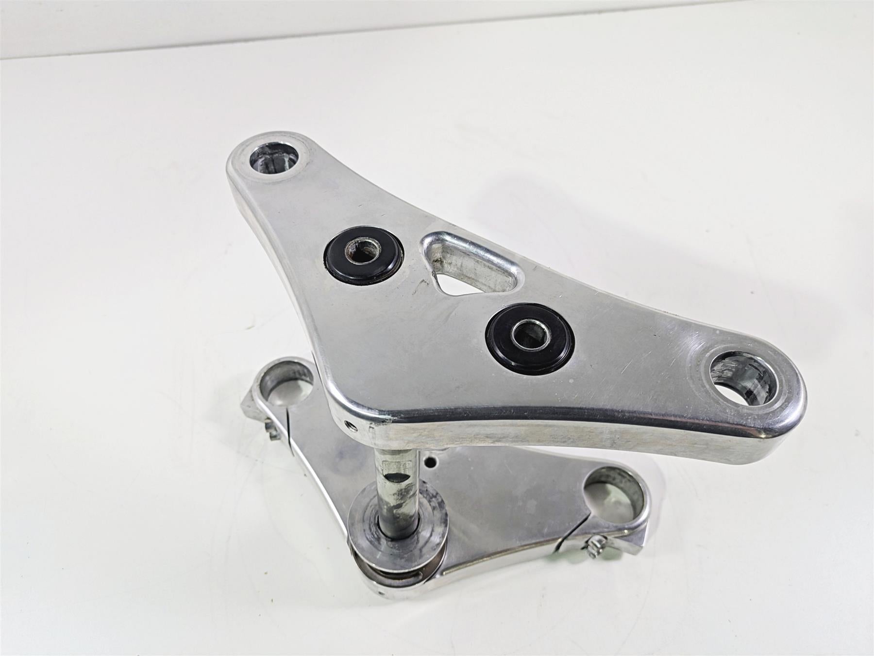 2002 Big Dog Pitbull Upper Lower Triple Tree Steering Clamp Set {{ shop.shopifyCountryName }} - Mototech271