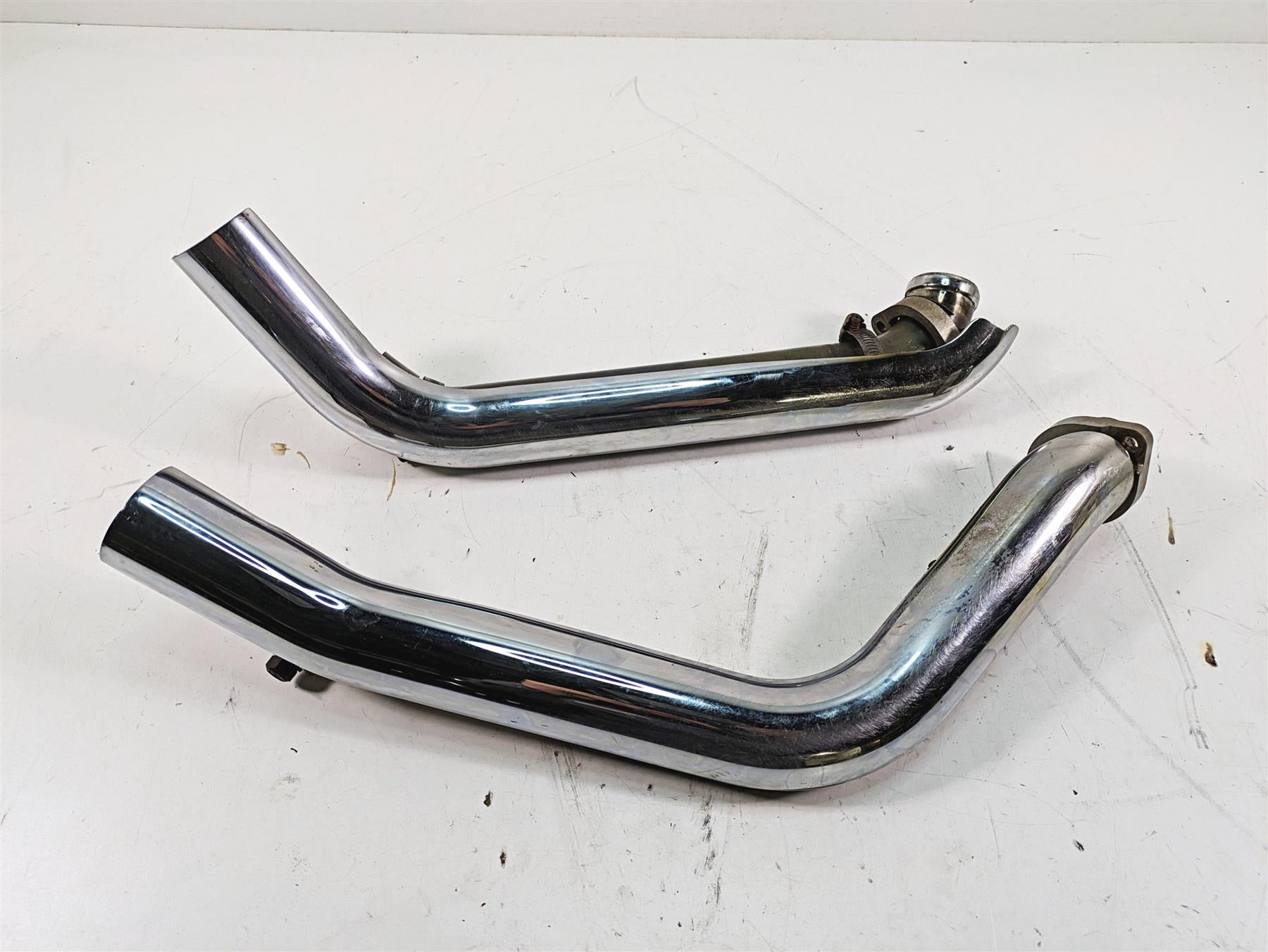 2006 Harley Softail FXSTSI Springer Exhaust Pipe Header Set 65401-00B 65603-00A