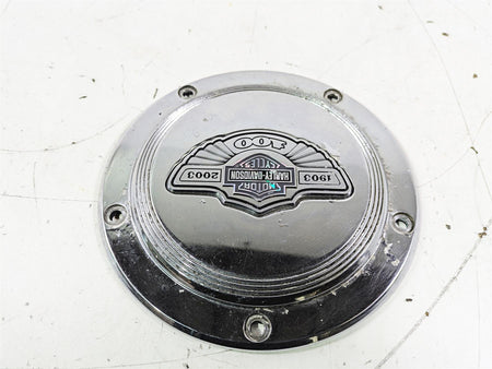 2003 Harley Touring FLHTCUI E-Glide 100th Chrome Derby Cover 25001-03 {{ shop.shopifyCountryName }} - Mototech271