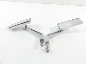 1999 Harley FXSTS Softail Springer Chrome Rectangle Rear View Mirror Billet Set | Mototech271