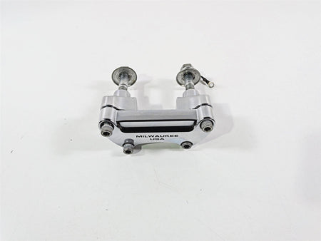2011 Harley FXDF Dyna Fat Bob Chrome Milwaukee Handlebar Riser Clamps 55900025 {{ shop.shopifyCountryName }} - Mototech271