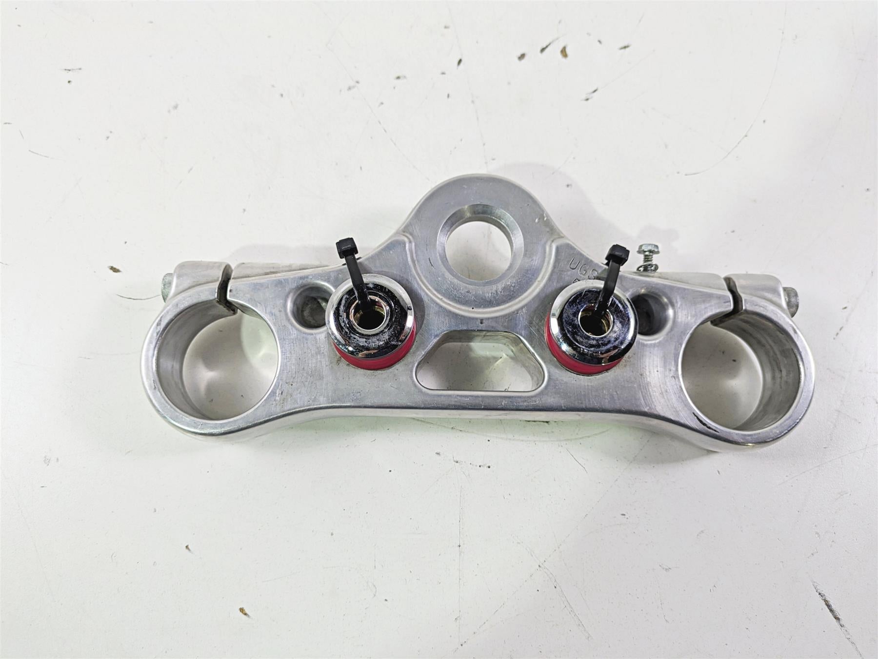 2011 Harley FXDC Dyna Super Glide Upper Triple Tree Clamp 49mm 45538-08 {{ shop.shopifyCountryName }} - Mototech271