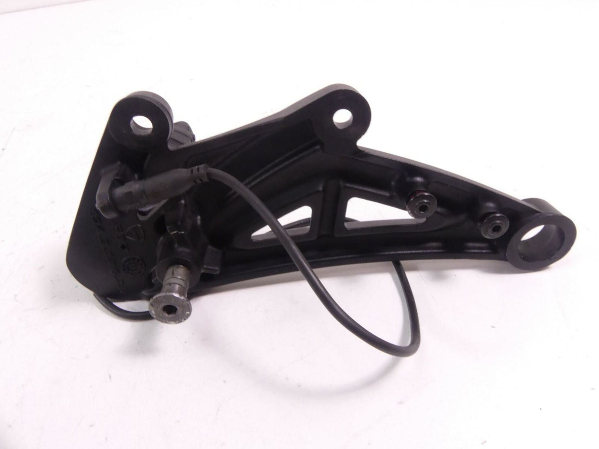 2015 Ducati Diavel Carbon Right Front Rider Footpeg Foot Peg + Mount 82431762A {{ shop.shopifyCountryName }} - Mototech271