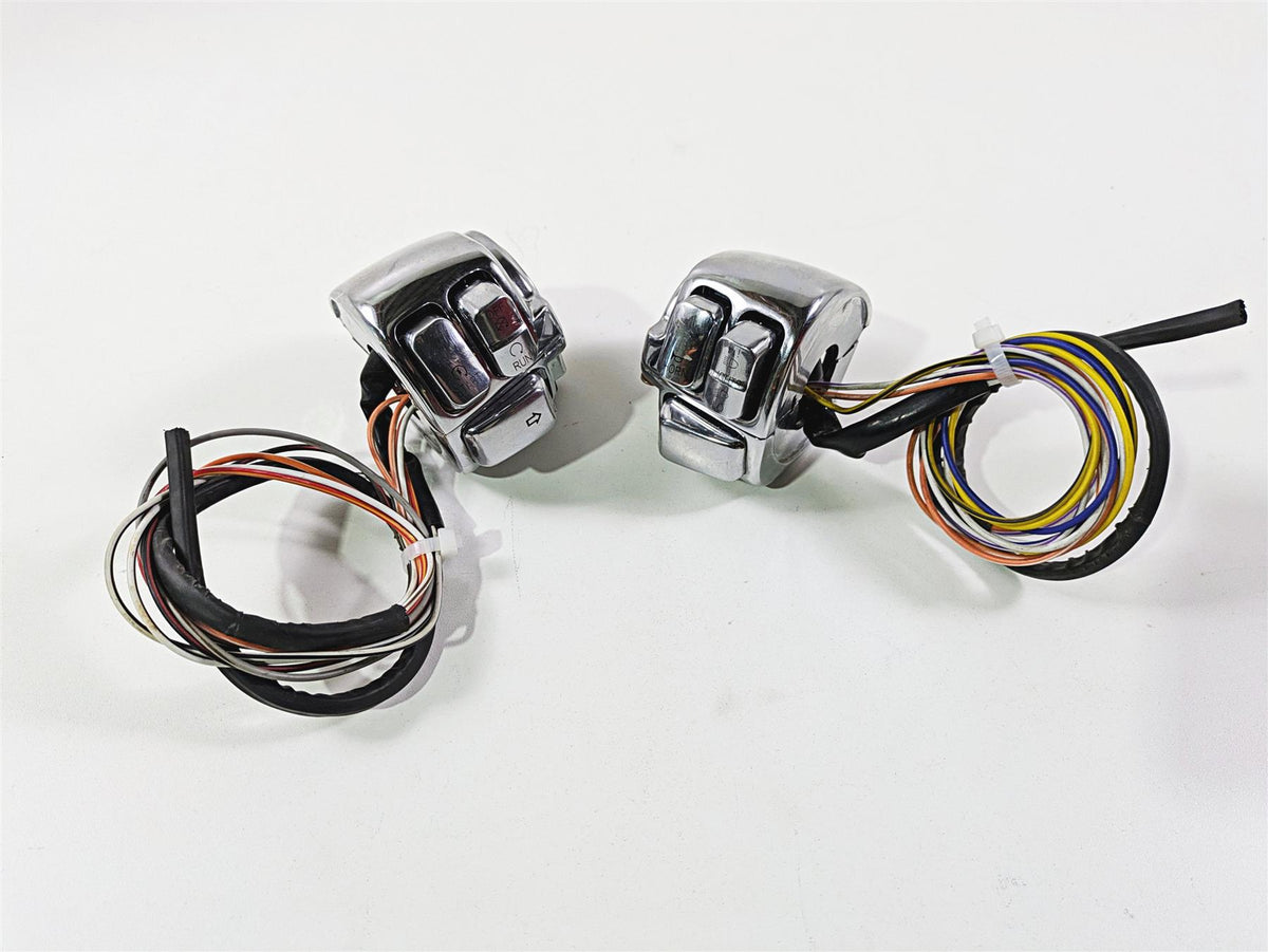 2004 Big Dog Chopper Chrome Harley Left Right Hand Light Kill STart Control Switch Set {{ shop.shopifyCountryName }} - Mototech271