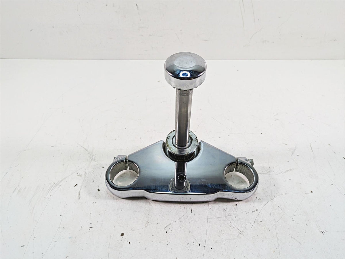 2009 Harley FXCWC Softail Rocker C Lower Triple Tree Steering Stem 46429-08 {{ shop.shopifyCountryName }} - Mototech271