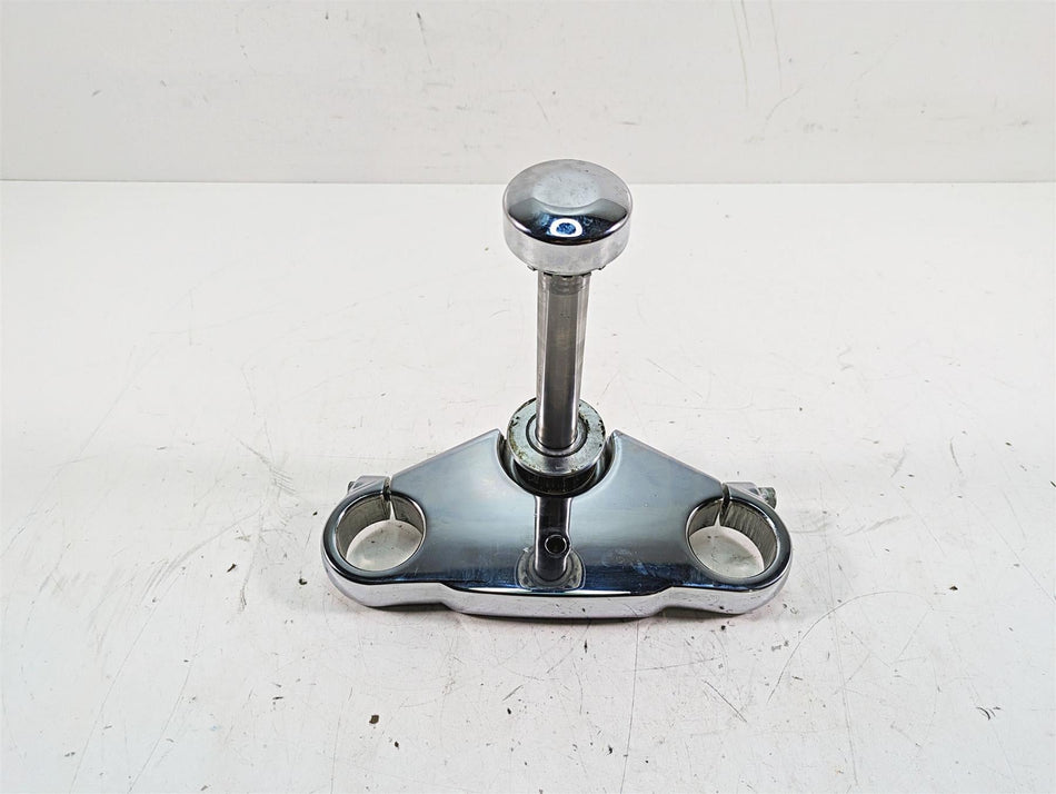 2009 Harley FXCWC Softail Rocker C Lower Triple Tree Steering Stem 46429-08 {{ shop.shopifyCountryName }} - Mototech271