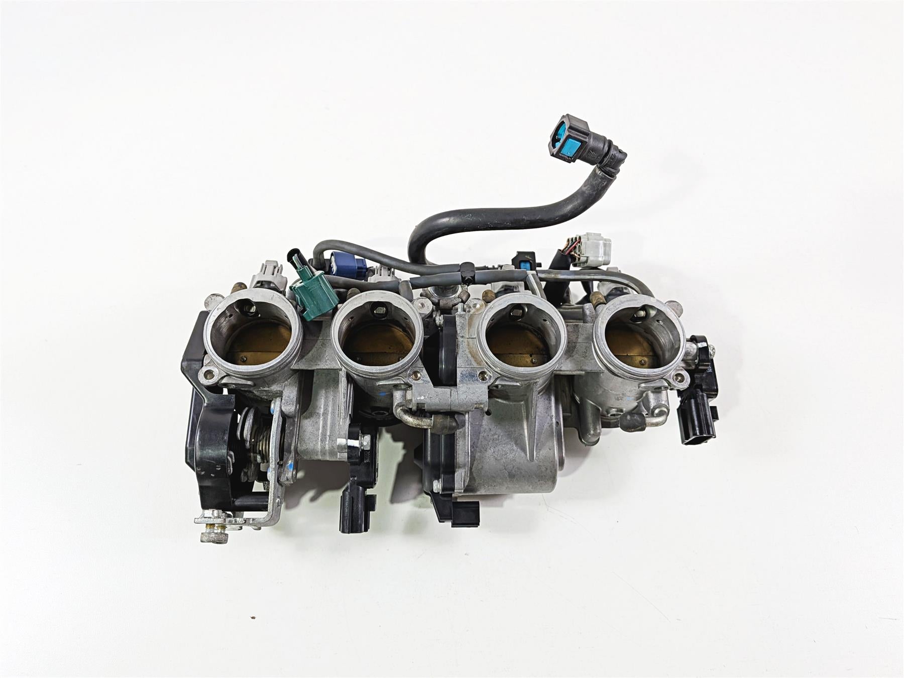 2008 Yamaha YZF R1 RN19 Mikuni Throttle Body Fuel Injectors Wiring 4C8-13750-20 {{ shop.shopifyCountryName }} - Mototech271