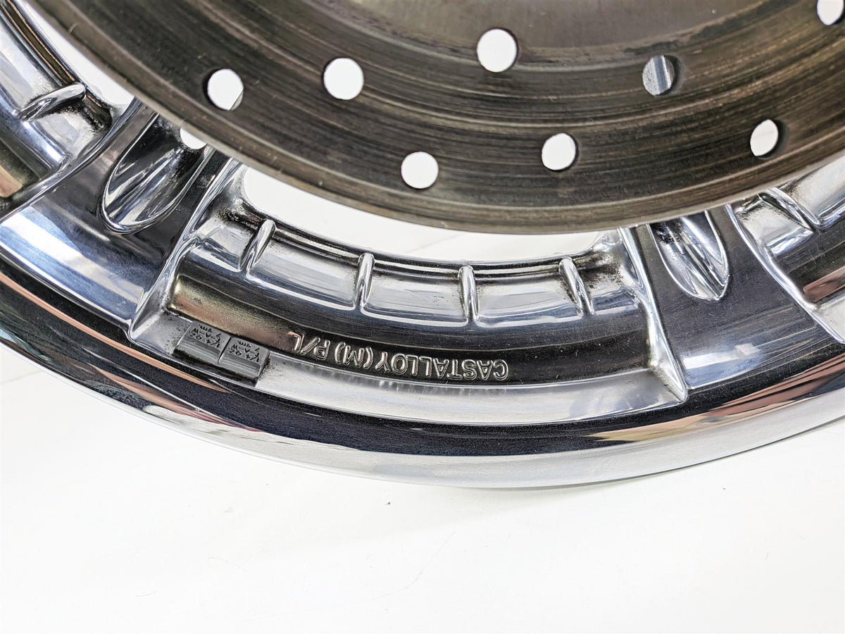 2008 Harley FXDSE CVO Dyna Chrome Slotted Rear Wheel Rim 17x4.5 43972-08-Mototech271