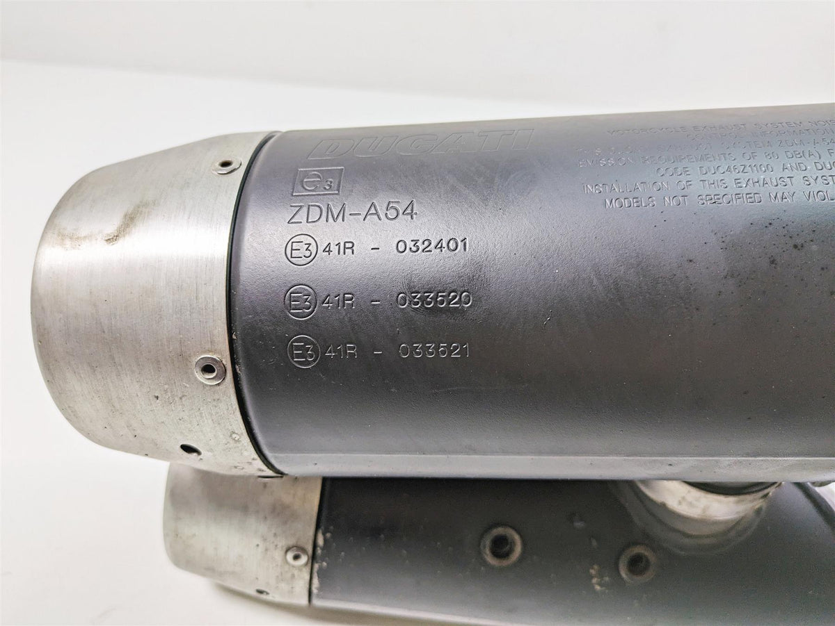 2011 Ducati Hypermotard 1100 Evo SP Stock Exhaust Muffler Pipe 57411052A {{ shop.shopifyCountryName }} - Mototech271