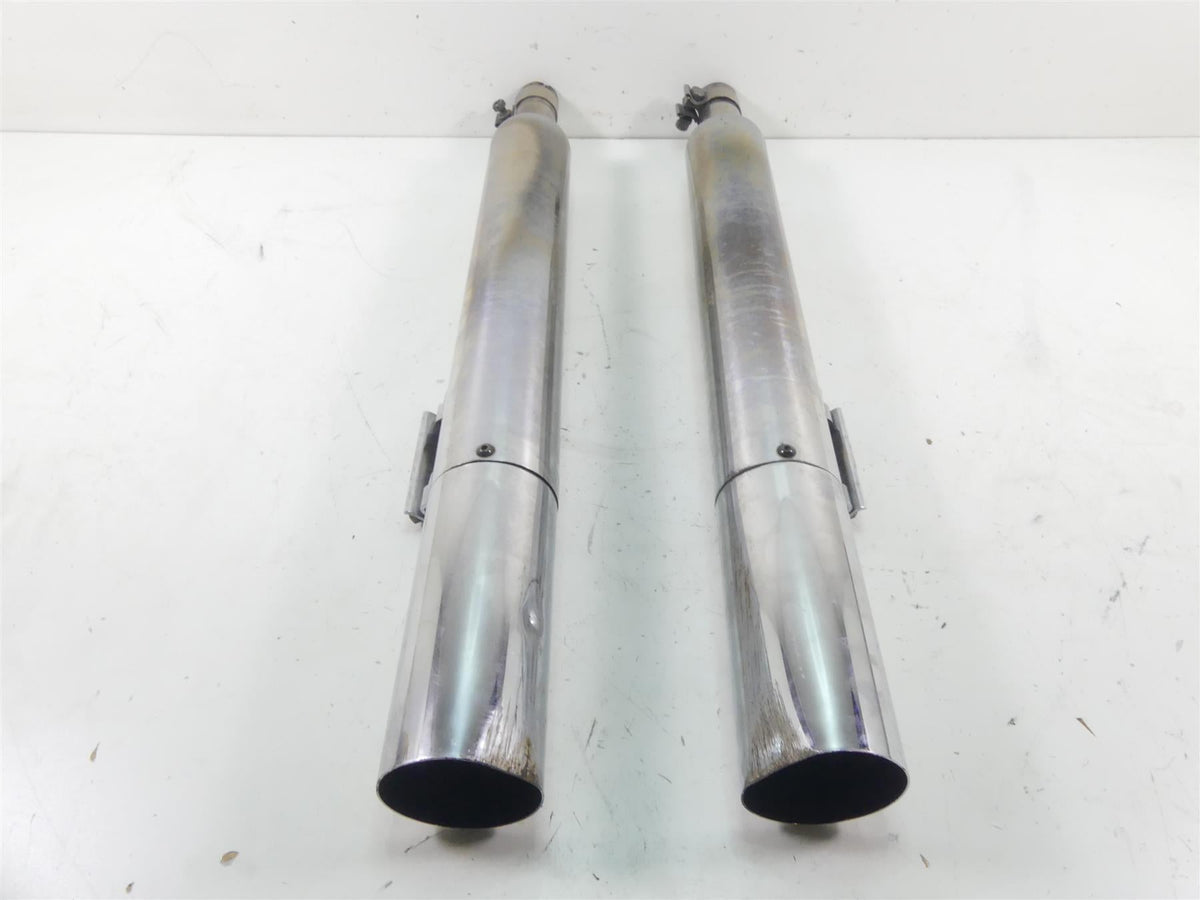 2002 Harley Touring FLHTC Electra Glide Performance Exhaust Mufflers {{ shop.shopifyCountryName }} - Mototech271