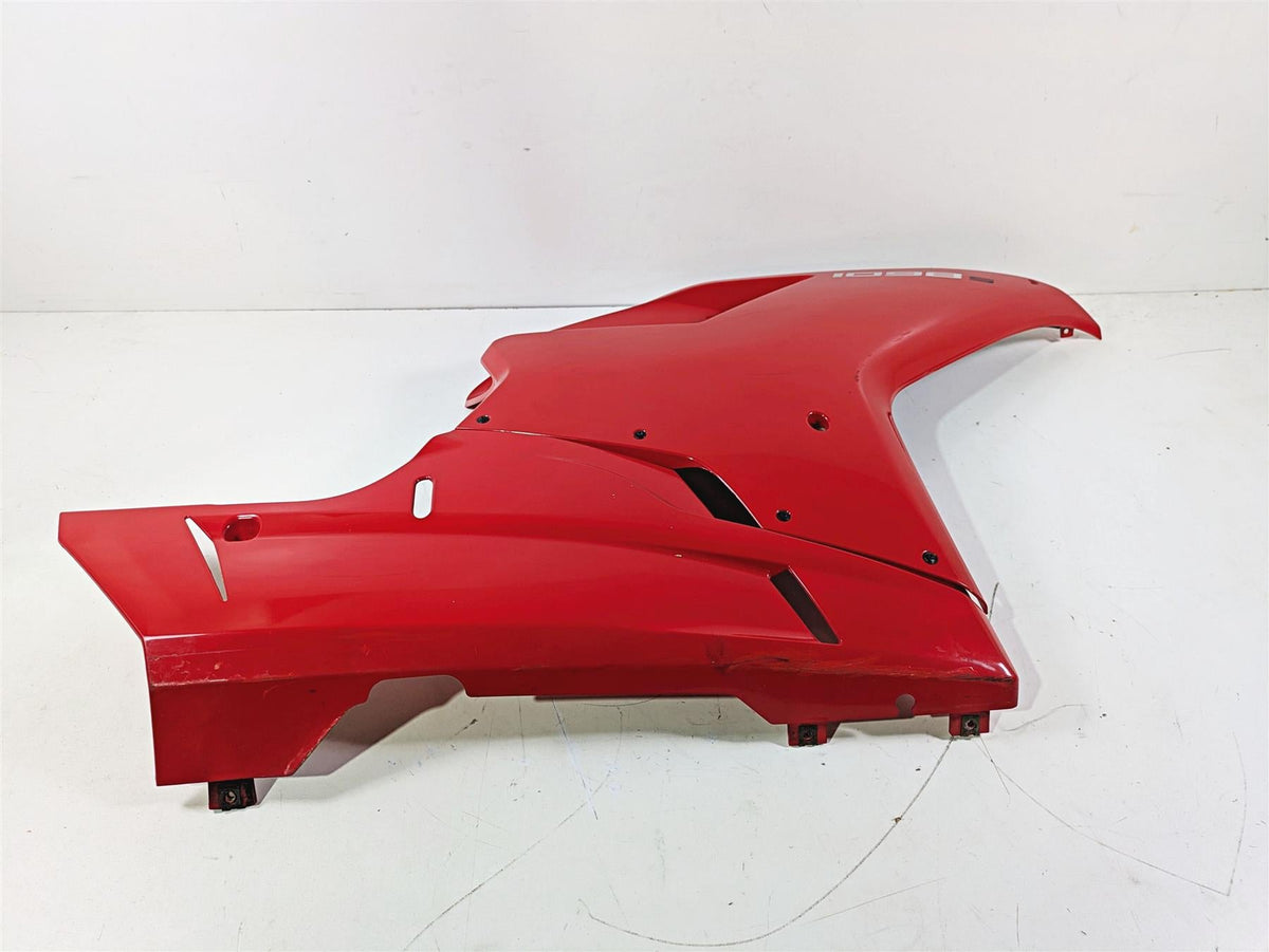 2008 Ducati SBK 1098 S Upper Lower Right Side Fairing Cover Cowl Set 48012392A {{ shop.shopifyCountryName }} - Mototech271