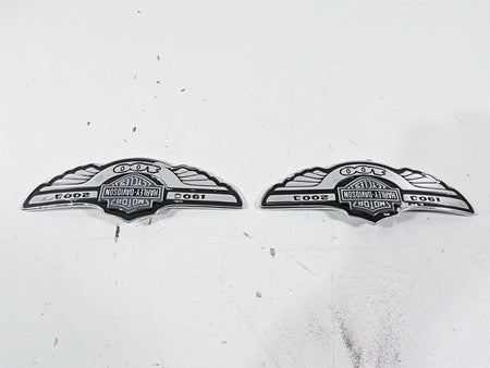 2003 Harley Dyna FXDL Low Rider 100TH Tank Emblems Badges 62230-03A 62231-03A {{ shop.shopifyCountryName }} - Mototech271