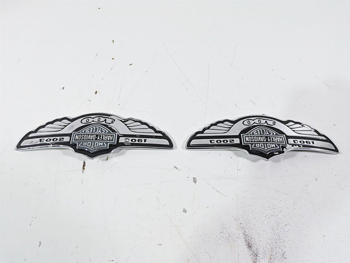 2003 Harley Dyna FXDL Low Rider 100TH Tank Emblems Badges 62230-03A 62 ...