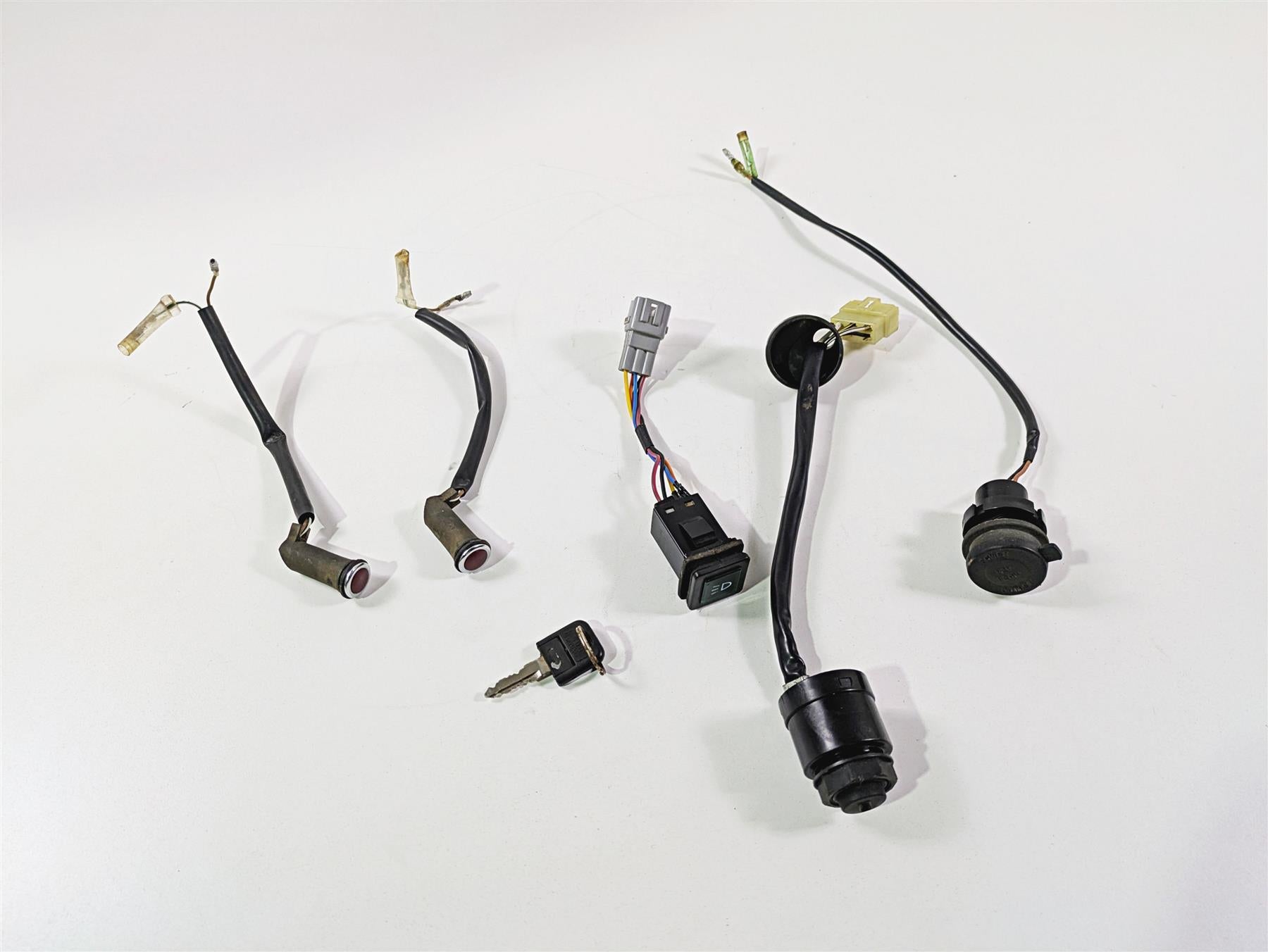 2010 Kawasaki 610 4x4 Mule  Light Ignition Switch + Key & 12V Outlet 13151-0003 | Mototech271