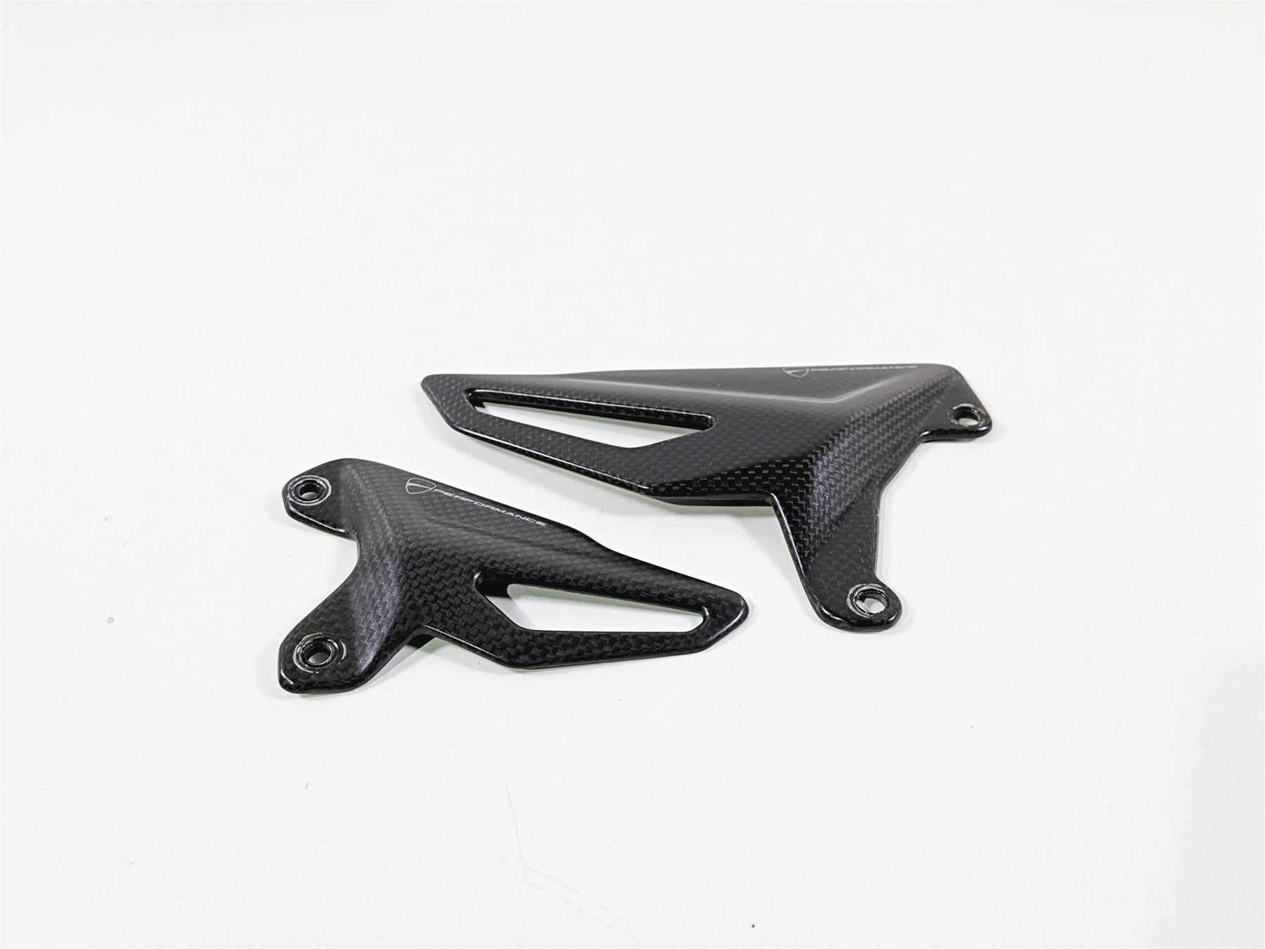 2019 Ducati Panigale V4S V4 S Corse Performance Carbon Fiber Heel Guard Set 96981061A {{ shop.shopifyCountryName }} - Mototech271