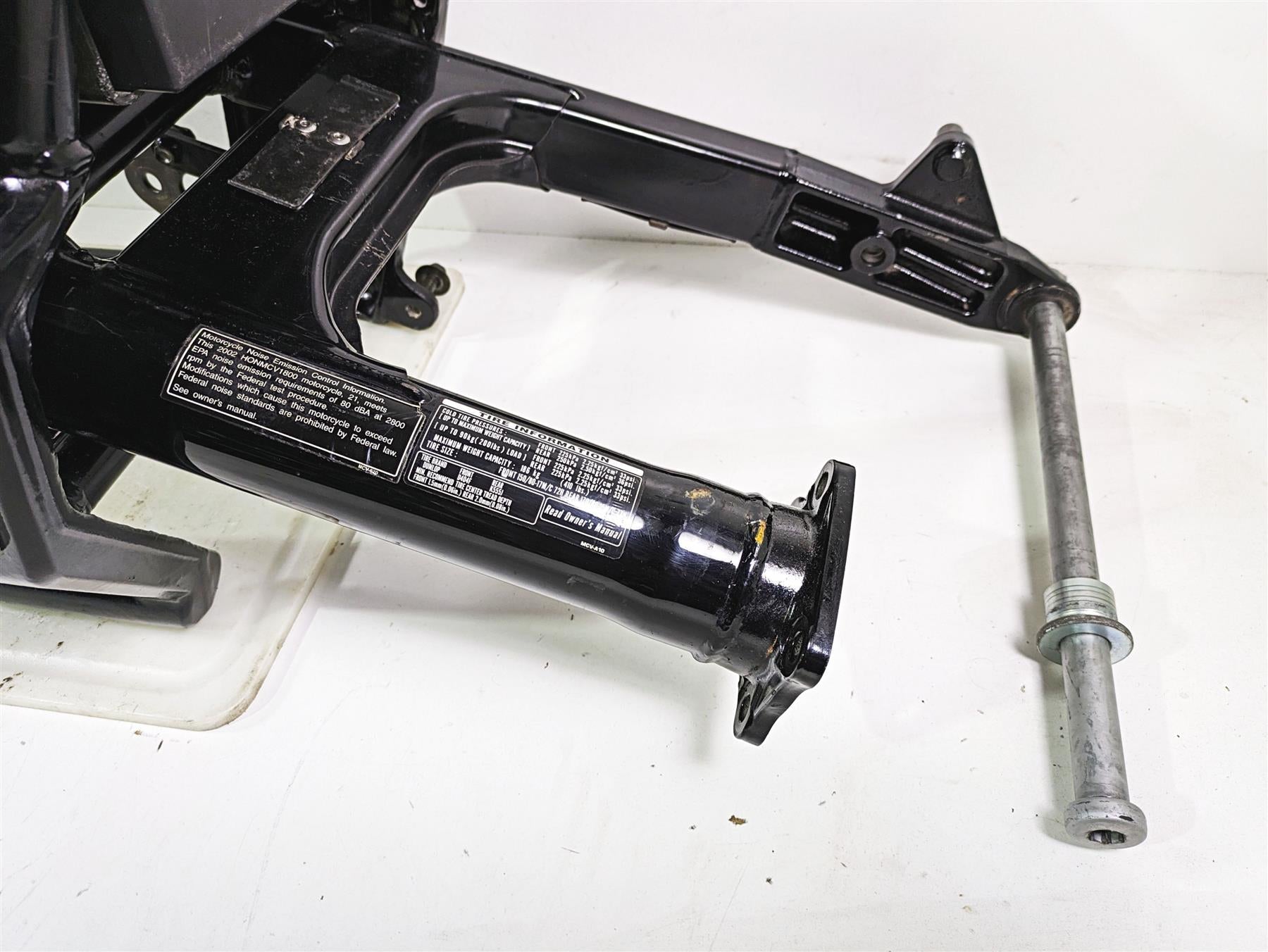 2002 Honda VTX1800 Retro Straight Main Frame Chassis & Swingarm With Clean Georgia Title 50100-MCV-770 {{ shop.shopifyCountryName }} - Mototech271