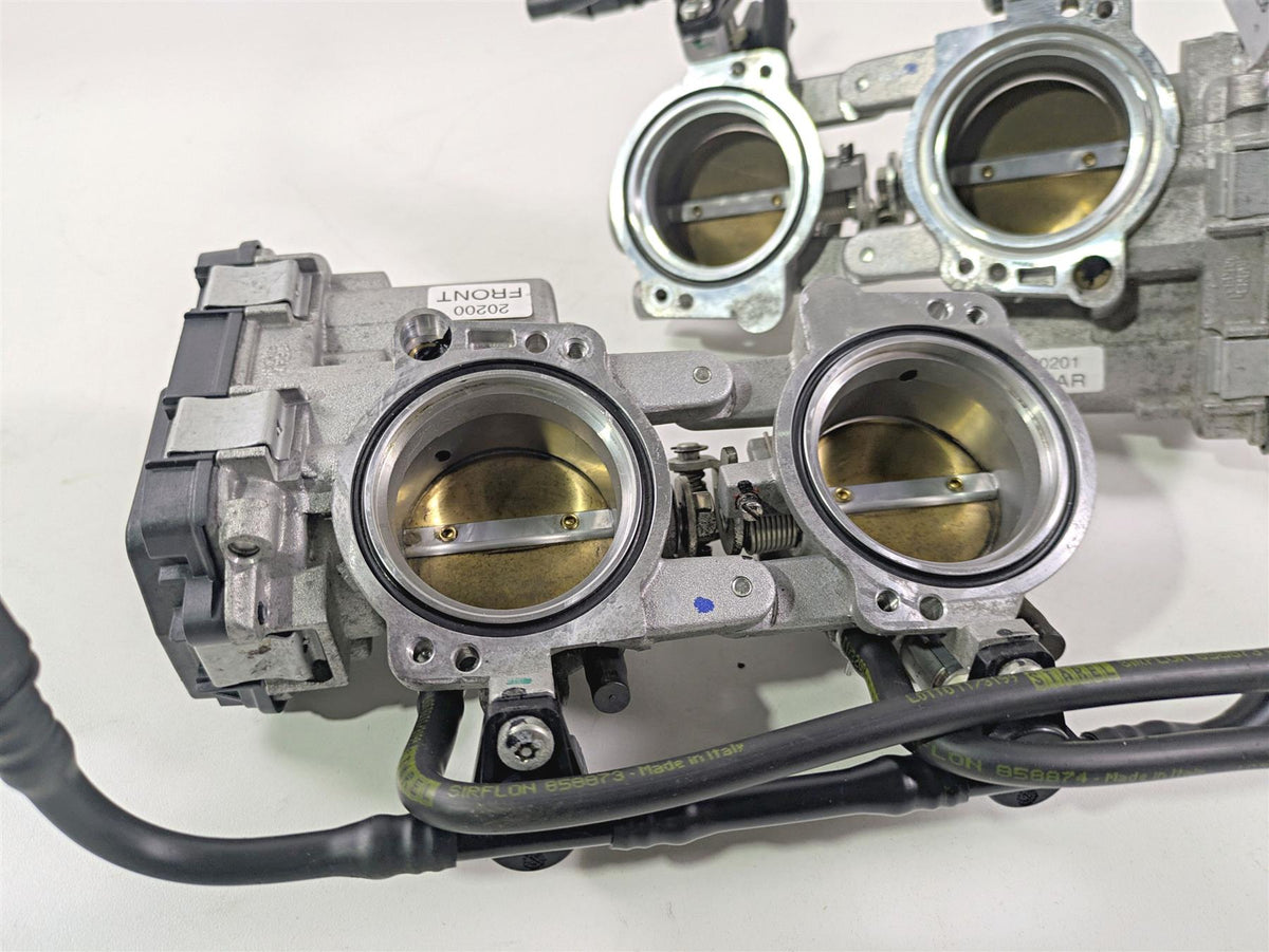 2017 Aprilia RSV 1100 Tuono V4 Factory Front Rear Throttle Bodies 857303 857304 {{ shop.shopifyCountryName }} - Mototech271