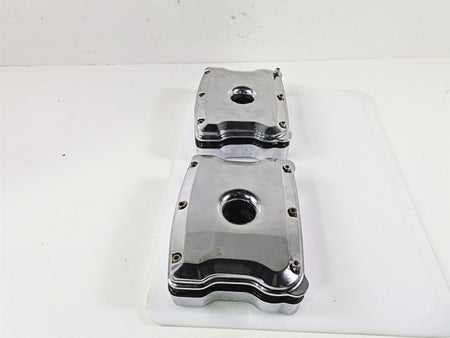 2004 Big Dog Chopper S&S Chrome Rocker Box Cylinderhead Cover Set 90-4093-S {{ shop.shopifyCountryName }} - Mototech271