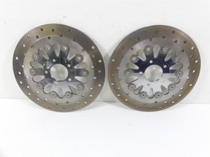 2009 Harley FLHTCU SE4 CVO E-Glide Sunstar Front Brake Discs Rotor Set 44943-08