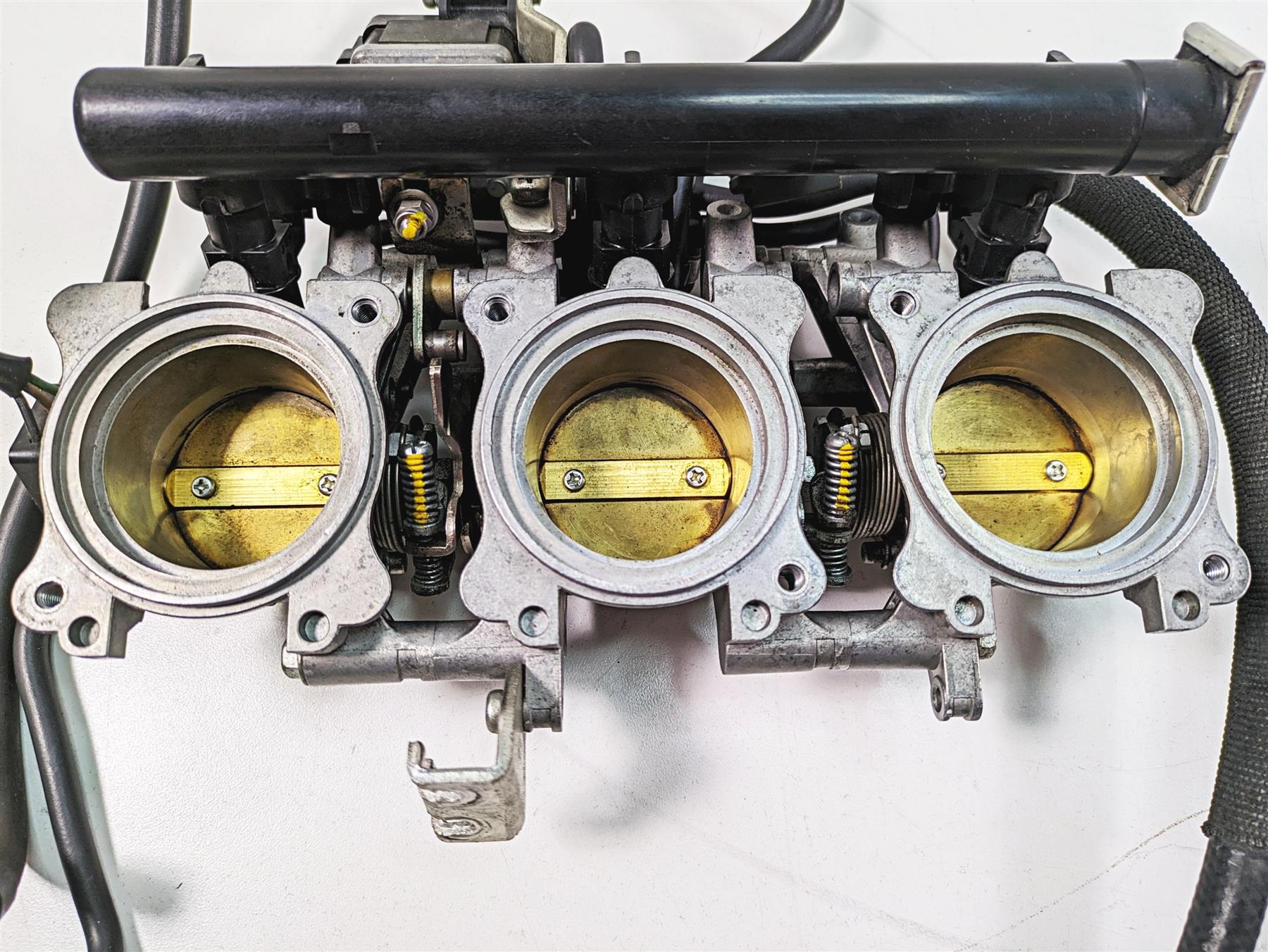 2012 Triumph Tiger 800XC ABS Keihin Throttle Body Fuel Injection Set T1243800 {{ shop.shopifyCountryName }} - Mototech271