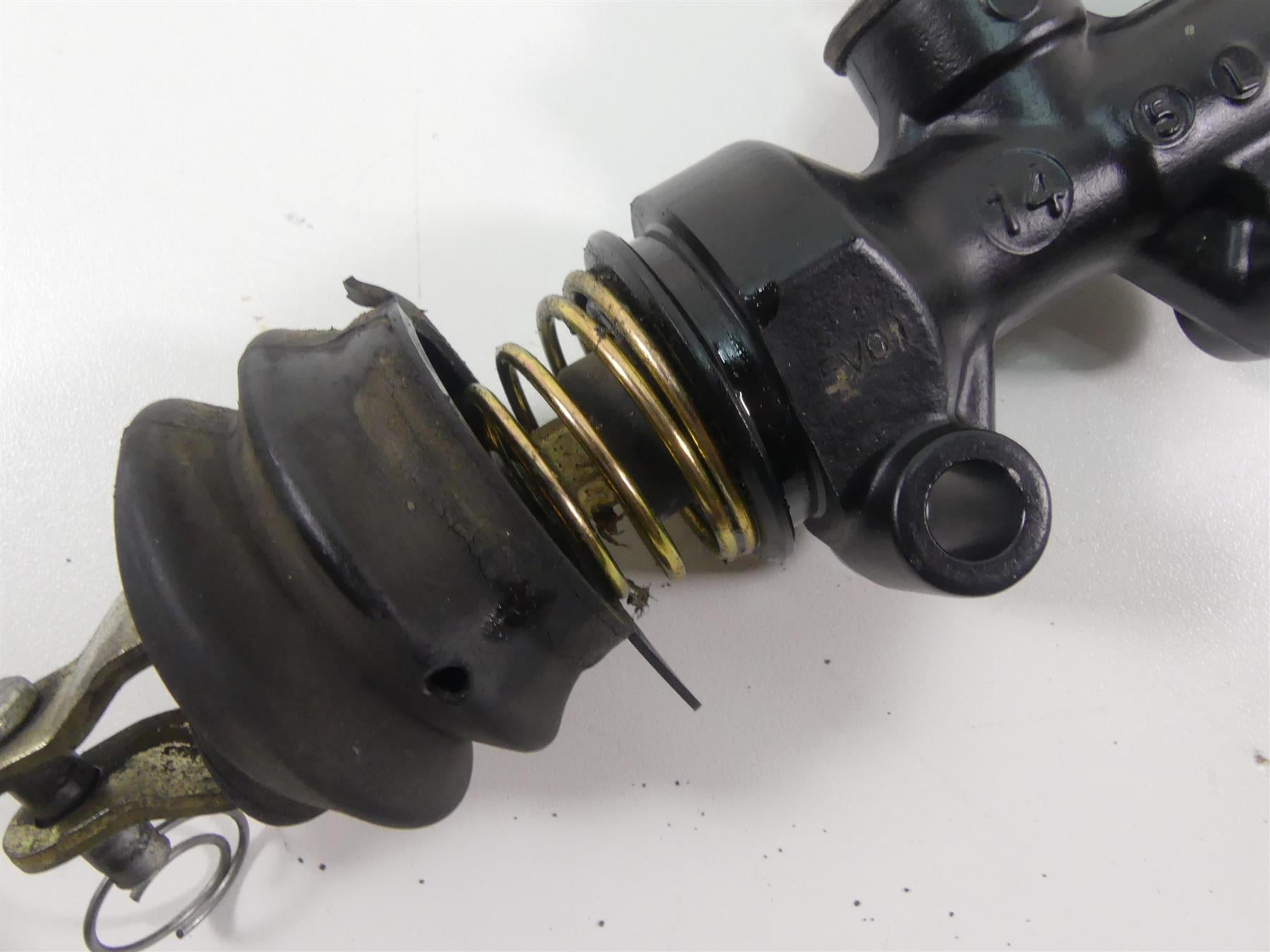 2006 Harley Sportster XL1200 Custom Rear Brake Master Cylinder 42521-04 {{ shop.shopifyCountryName }} - Mototech271