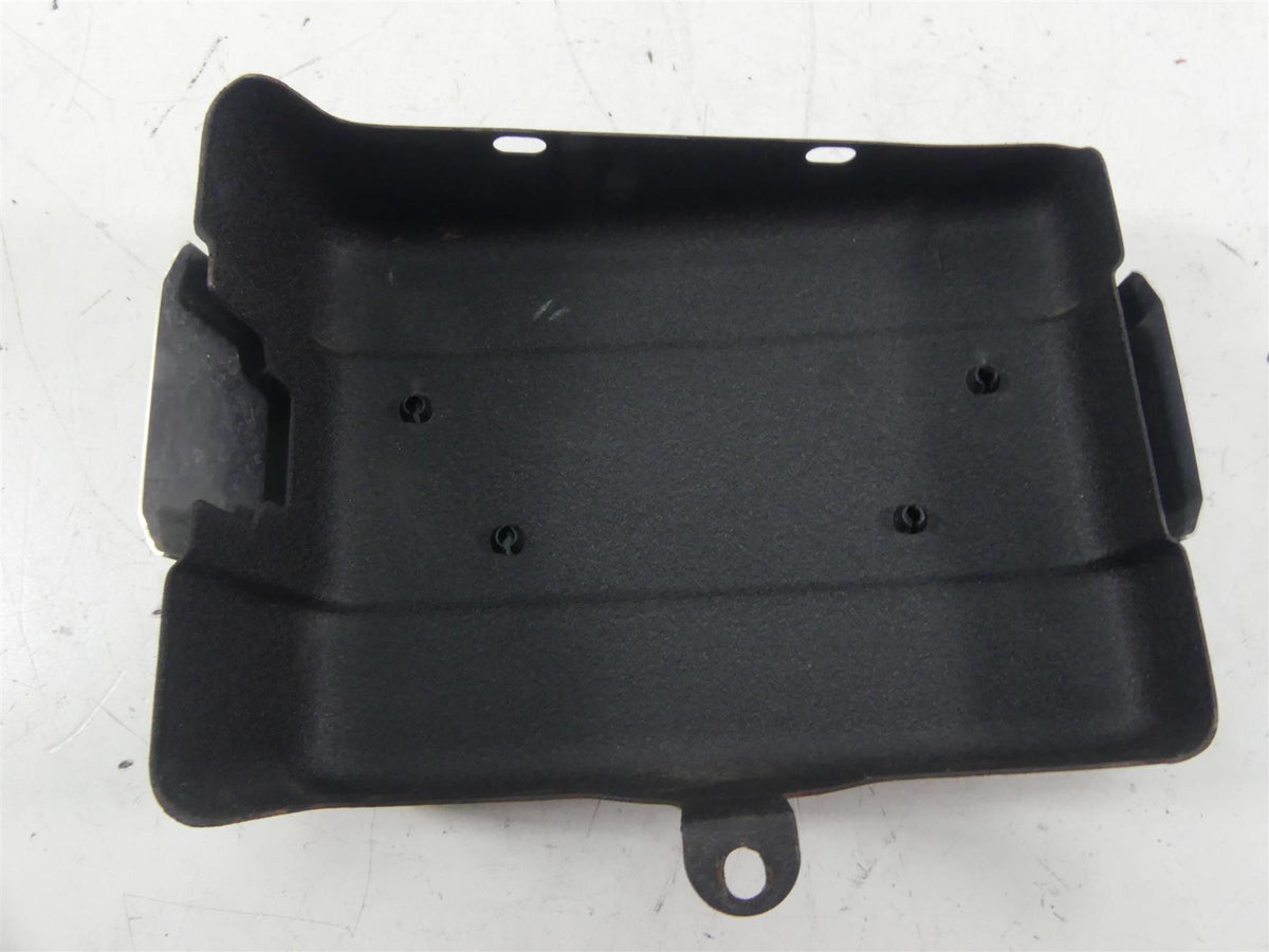 2009 Harley FXDF Dyna Fat Bob Battery Tray & Black Wrinkle Cover 70379-06B {{ shop.shopifyCountryName }} - Mototech271