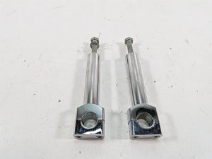 1999 Harley Dyna FXDL Low Rider 6" Chrome Handlebar Riser Holder Clamps | Mototech271