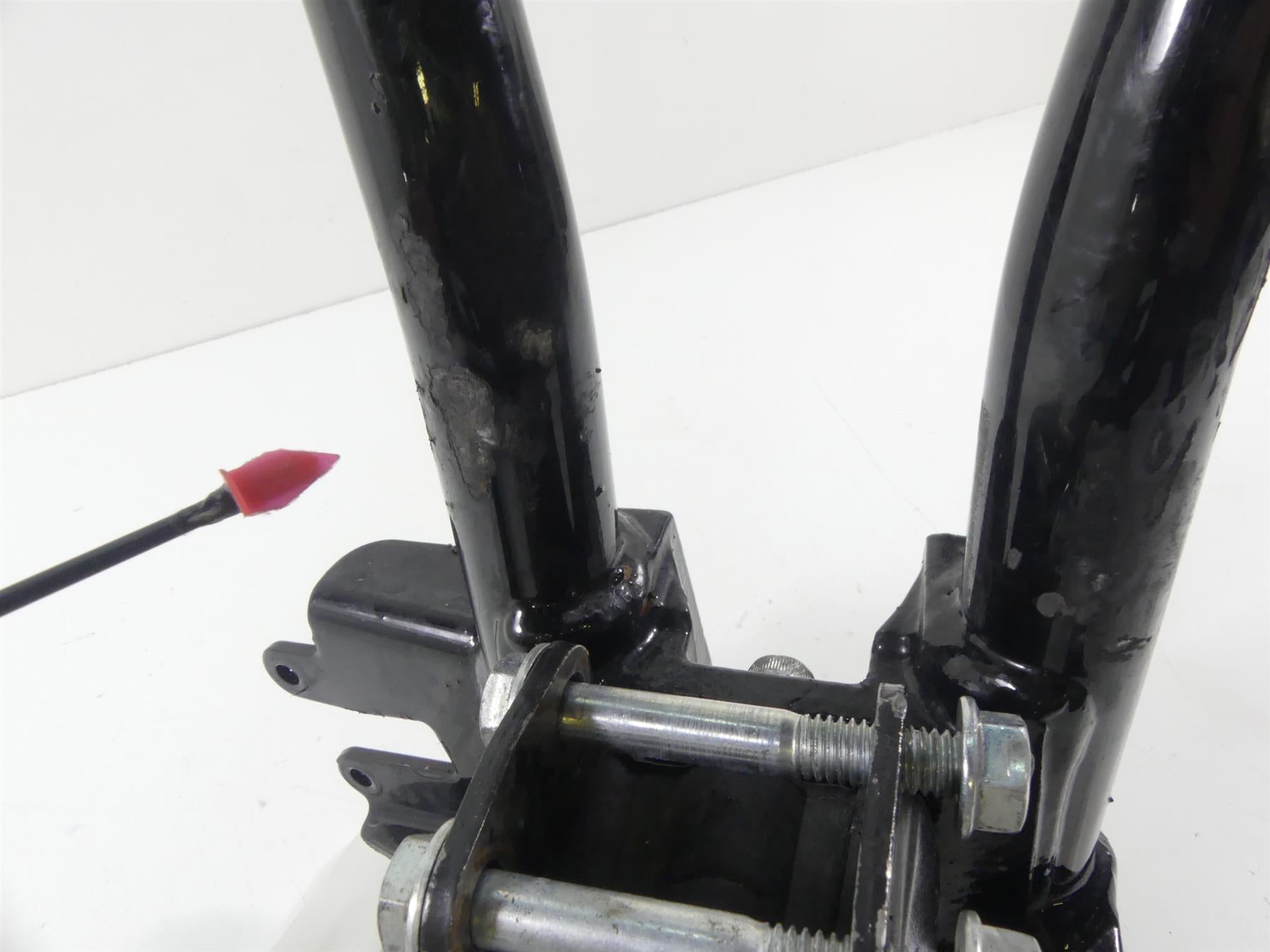 2016 Harley FXDLS Dyna Low Rider Bent Chassis Frame 29Dgr Slvg 47745-06B {{ shop.shopifyCountryName }} - Mototech271