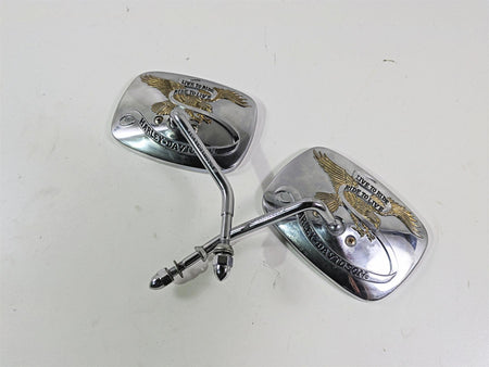 1999 Harley Touring FLHTCUI E-Glide Live to Ride Chrome Short Mirrors 91875-88A {{ shop.shopifyCountryName }} - Mototech271