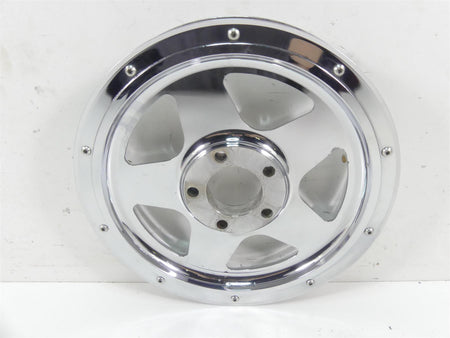 2005 Harley Touring CVO FLHTC SE Electra Glide Chrome Belt Sprocket Pulley 70T {{ shop.shopifyCountryName }} - Mototech271