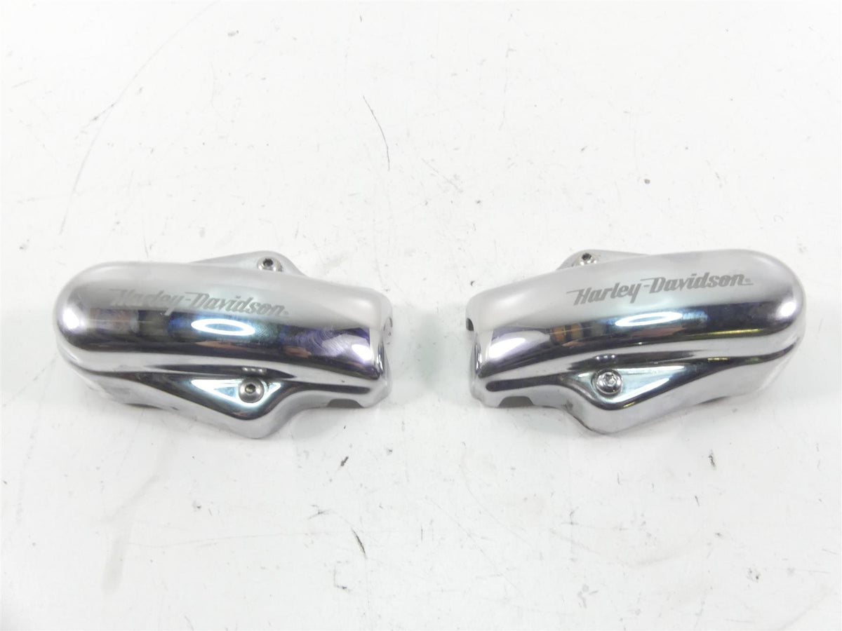 2004 Harley Softail FXSTD SE CVO Deuce Rear Chrome Axle Nut Covers 44500-03B {{ shop.shopifyCountryName }} - Mototech271