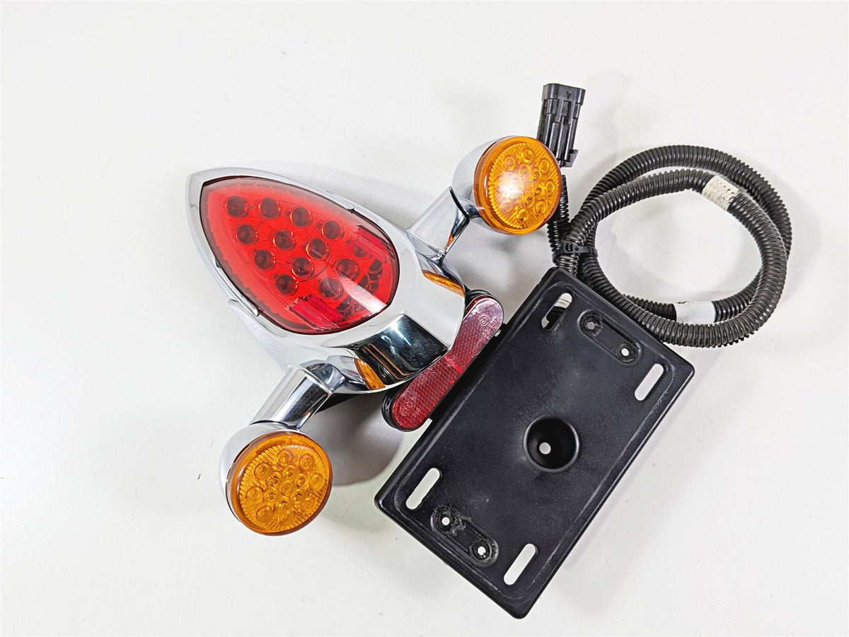 2015 Indian Chieftain Taillight Blinker Turn Signal Plate Holder Set 5138445-Mototech271