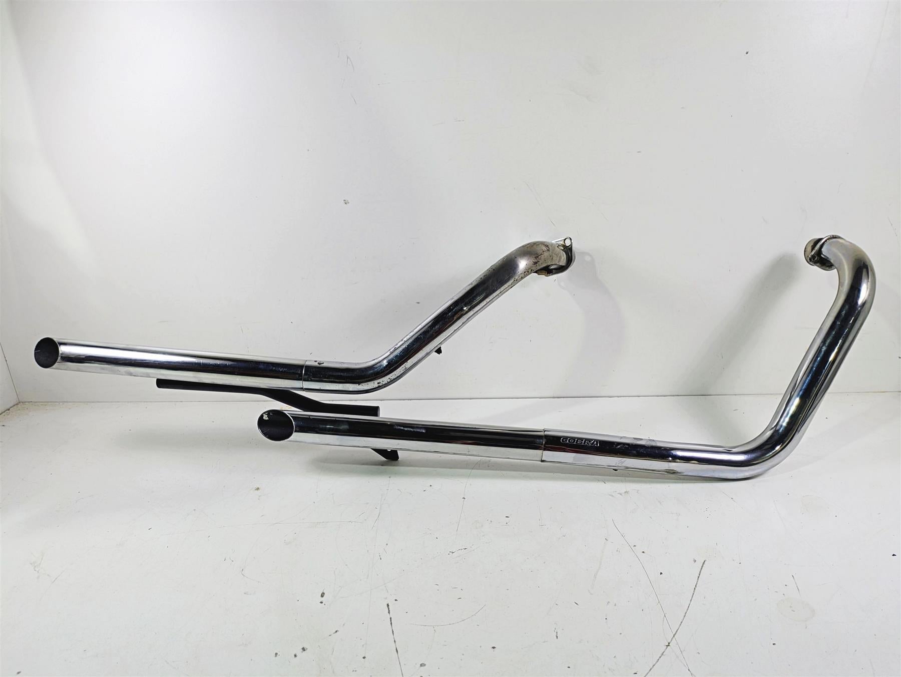 2002 Honda V-Twin VTX1800 C Cobra 2" Straight Slash Cut Drag Exhaust Set 1275 {{ shop.shopifyCountryName }} - Mototech271