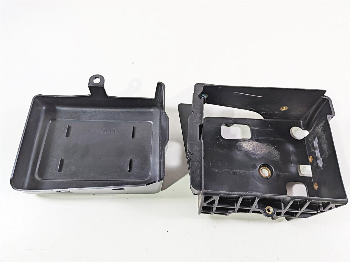 2008 Harley FXDSE CVO Dyna Black Battery Tray & Cover 70379-06B-Mototech271