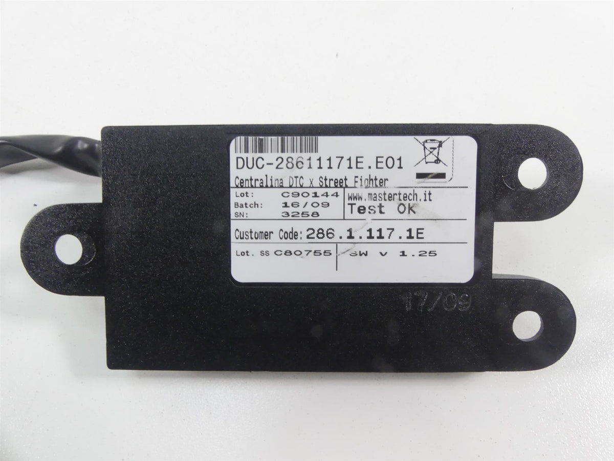 2010 Ducati Streetfighter 1098 S Traction Control Module Dtc 28611171E {{ shop.shopifyCountryName }} - Mototech271