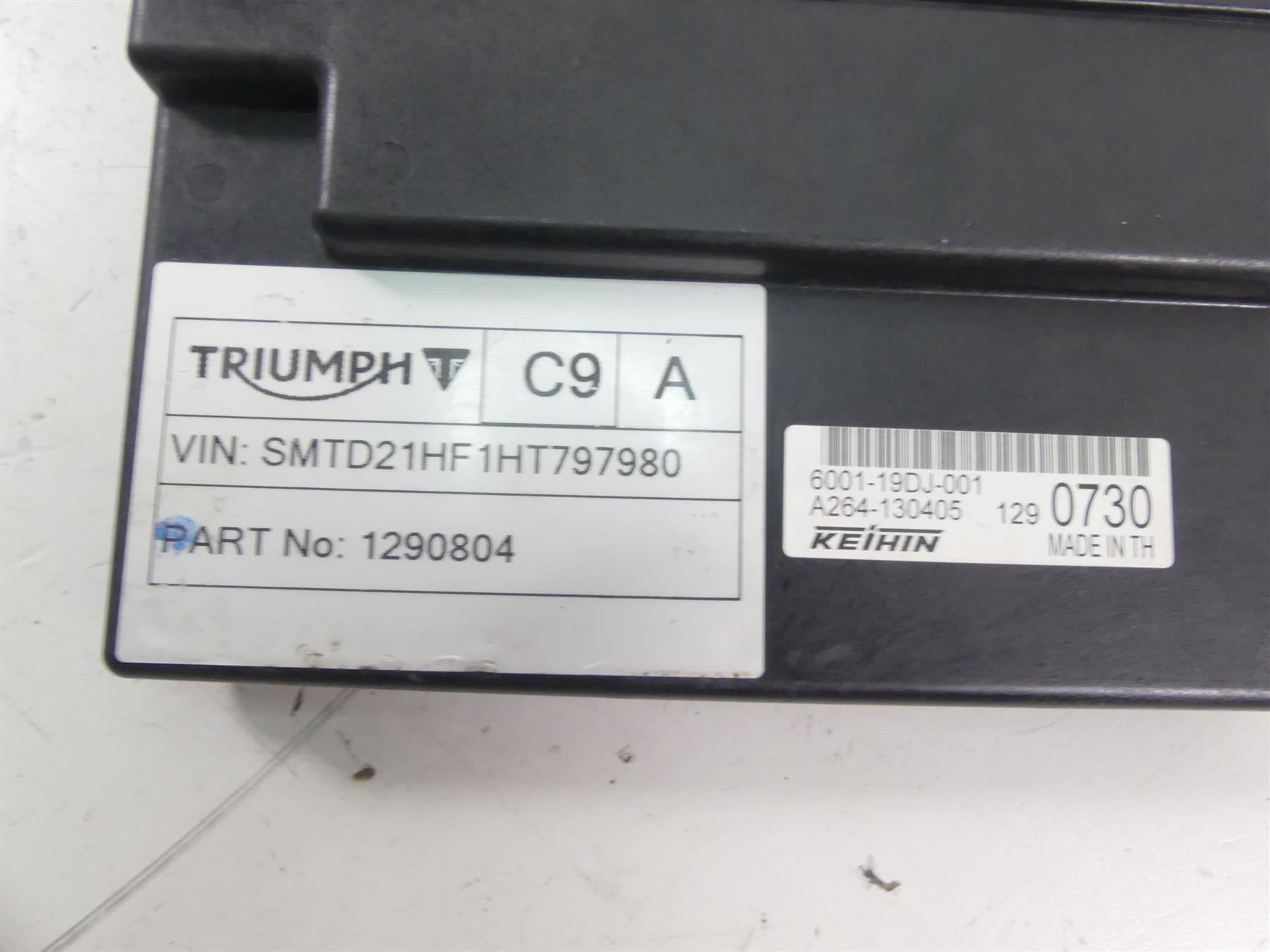 2017 Triumph Thruxton 1200 R Ignition Switch Cdi Ecu Key Set - Read T2501822 {{ shop.shopifyCountryName }} - Mototech271