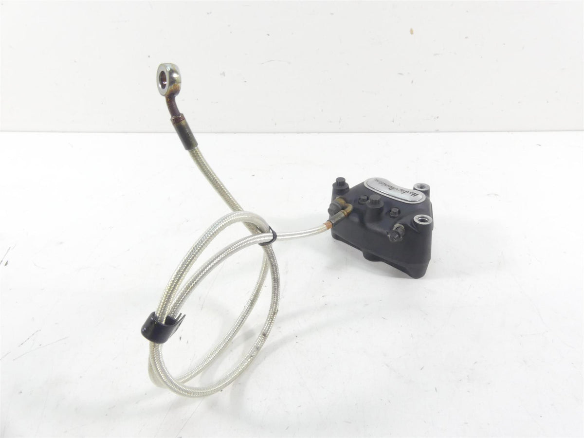 2002 Harley Softail FXSTDI Deuce Front Brake Caliper + Line 44046-00D {{ shop.shopifyCountryName }} - Mototech271