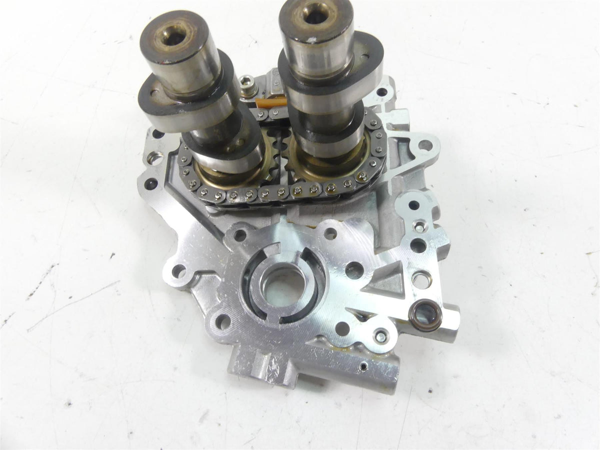 2015 Harley FXDF Dyna Fat Bob Camshaft Cam Shaft Plate Oil Pump Set 25358-06A {{ shop.shopifyCountryName }} - Mototech271