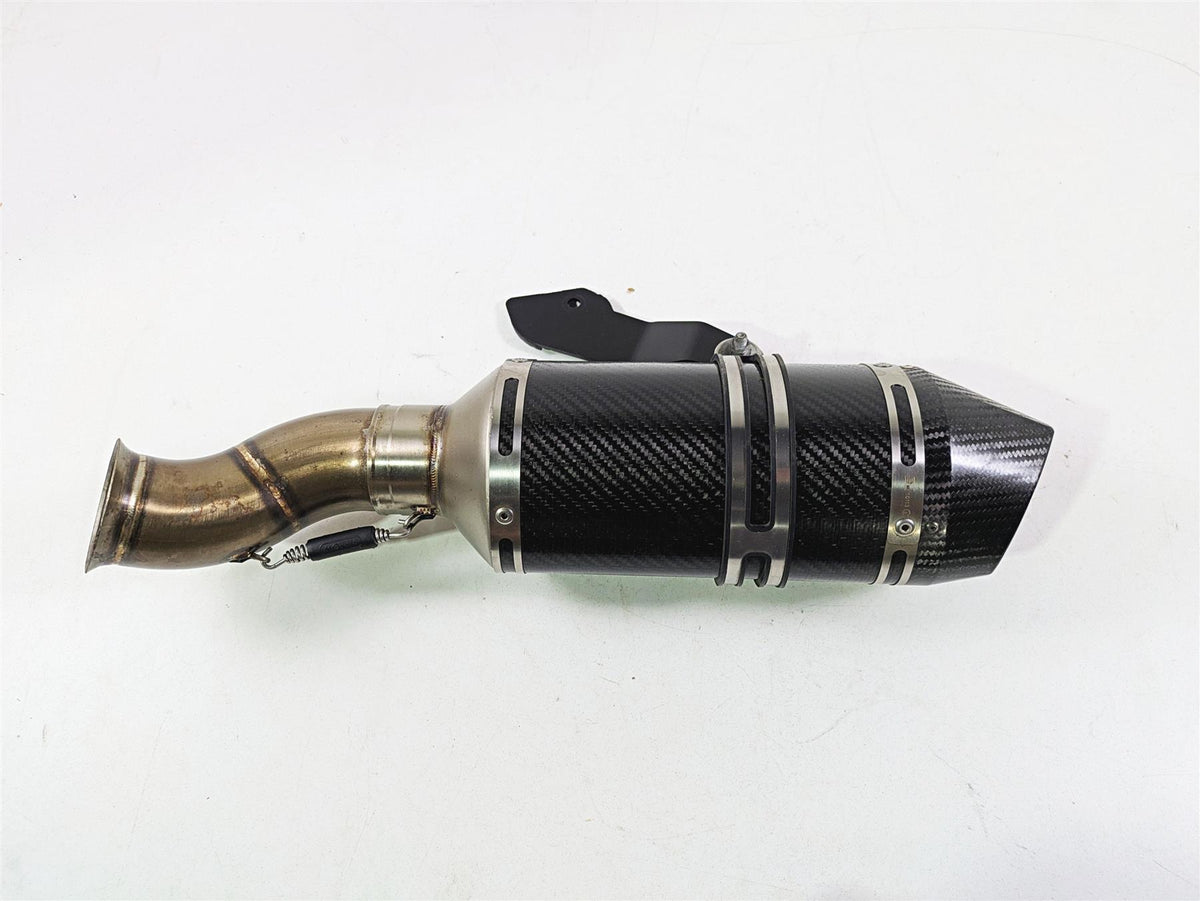 2013 Ducati Hypermotard 821 SP Arrow Exhaust Carbon Slip On Muffler 71806MK {{ shop.shopifyCountryName }} - Mototech271