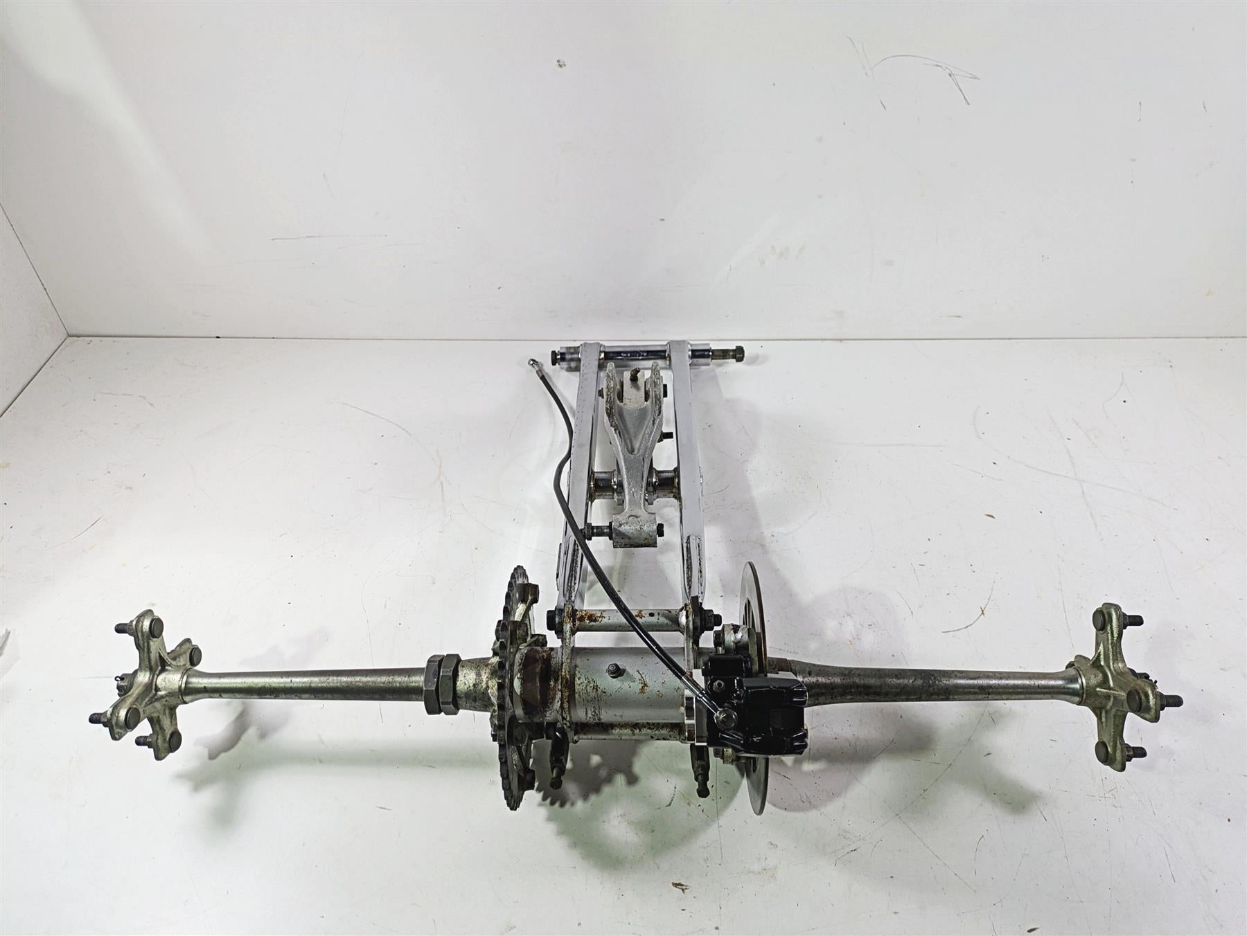2001 Yamaha Banshee YFZ350 +6" Extended Rear Swingarm Axle Caliper Chain Set {{ shop.shopifyCountryName }} - Mototech271