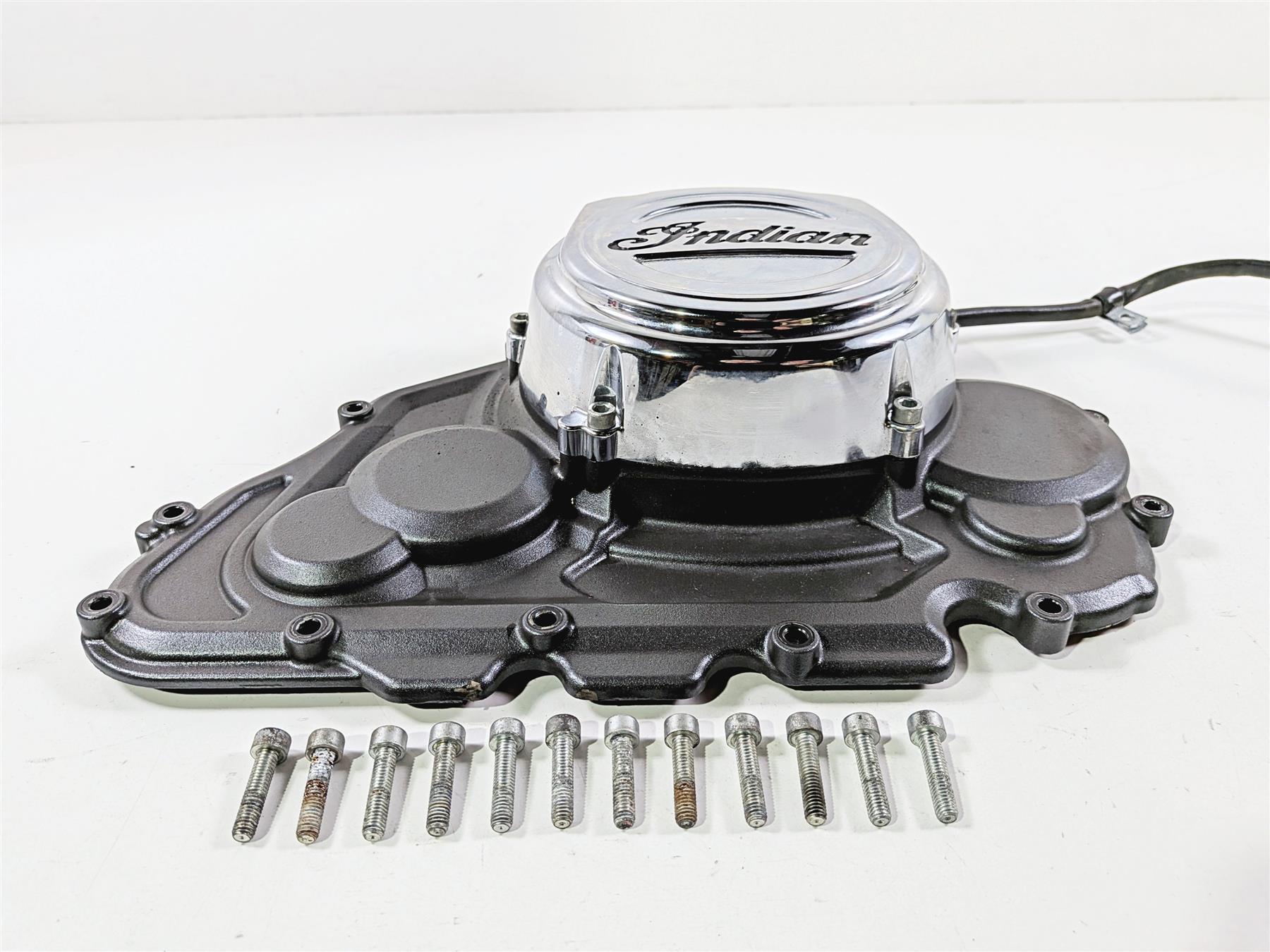 2020 Indian Challenger Limited Alternator Stator & Chrome Cover 4015237 5140623-Mototech271