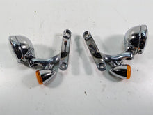 Load image into Gallery viewer, 2014 Harley Touring FLHTK Electra Glide Front Spot Light Blinker Set 68000021
