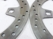 Load image into Gallery viewer, 2013 Harley Touring FLHTP Electra Glide Front Brake Disc Rotor Set 41500017
