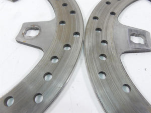 2013 Harley Touring FLHTP Electra Glide Front Brake Disc Rotor Set 41500017
